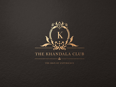 The Khandala Club - Brand Identity Design brand identity branding design agency logo logo presentation logodesign luxury brand printing visual design visual identity