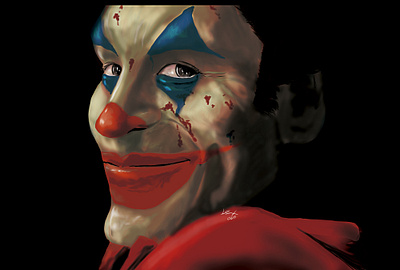 joker conceptart digitalarts illustration joker movie skecht wacom intuos