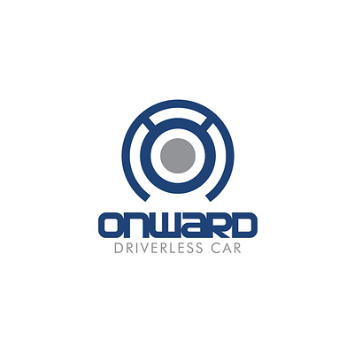 Daily Logo Challenge Day 5 - Driverless Car , Onward dailylogochallange logo minimal