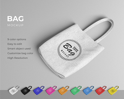 Tote bag mockup template bag bag mockup brand cloth high resolution identity mockup