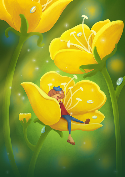 SLEEPING illustraion illustrator