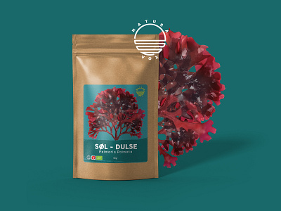 Organic Dulse Label Design dulse label label design organic organic food packaging