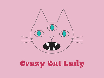 catlady cat digital illustration illustration vector