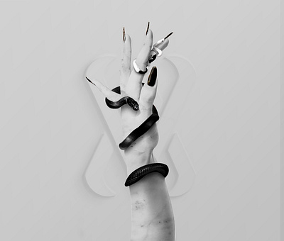 Marble Hand 1: The Snake 3d clean debut design designer graphic design graphicdesign illustrator logo minimal minimalism minimalist photo photo manipulation photography photomanipulation photoshop photoshop art surrealism vector