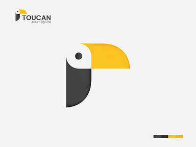 toucan logo design Icon abastact abstract logo app branding clean concept creative design flat graphic design icon illustrations logo logo mark logotype minimal toucan logo trends typography vector