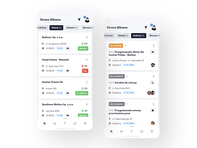 SalesManager - App app minimal mobile mobile app mobile app design mobile application sales sales dashboard sales page salesforce ui ux uxdesign uxui