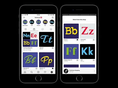 Fonts.gr Social Media athens design facebook facebook shop filippos fragkogiannis fonts fonts.gr graphic design instagram shop online shop online store social media type type design typeface typography typography design visual communication visual design