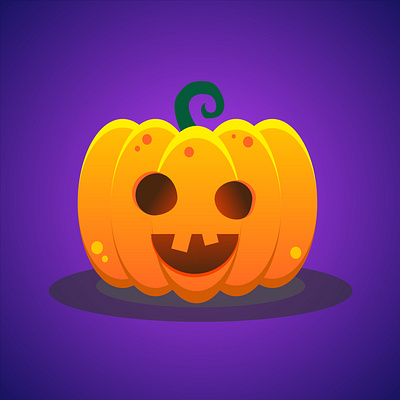 Halloween pumpkin illustration vector