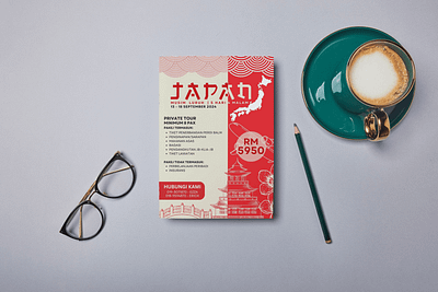 🍁 Autumn in Japan Travel Brochure Design branding brochure graphic design illustration japan print design travel design