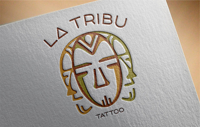 La Tribu Tattoo Logo branding canva design graphic design isologo logo logotype mock up naming