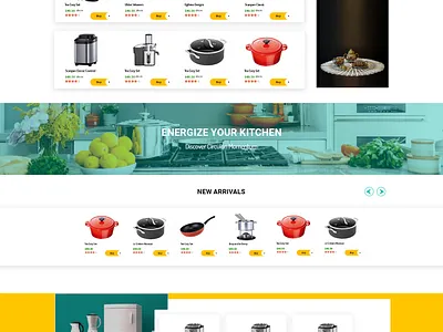 UI/UX Web Design - Crockery Store ecommerceapp ecommercedesign ecommercewebsite figma graphic design landing page modernui onlineshopping onlinestore responsive shoppingcart ui uidesign uiux uxdesign webdesign website website design websiteconcept woocommerce