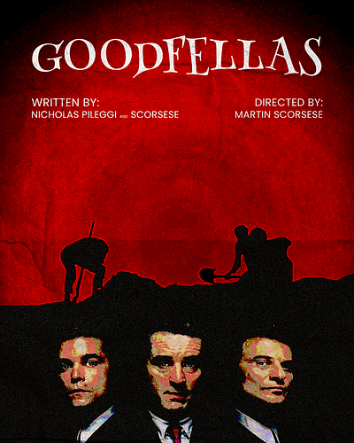 Poster for the movie [GOOD FELLAS] graphic design movie posters poster