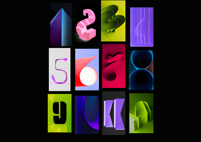 neon font numbers paper 3d app bright calendar challenge colorful font font awesome font design graphic graphicdesign like neon new number paper photo