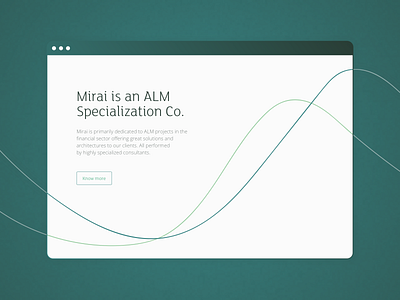 Financial consulting company - Website design branding data visualization design interactive ui ux