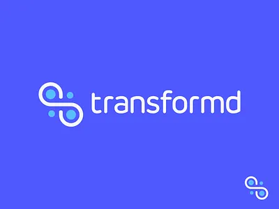 Transformd Logo Design - Simple, Infinity, Loop abstract abstract logo brand branding data design ecommerce finance fintech icon icons identity infinity infinity logo logo loog lgoo lgo simple logo startup symbol tech