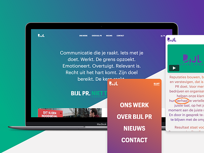 Bijl PR — Website and branding branding design ui ux website