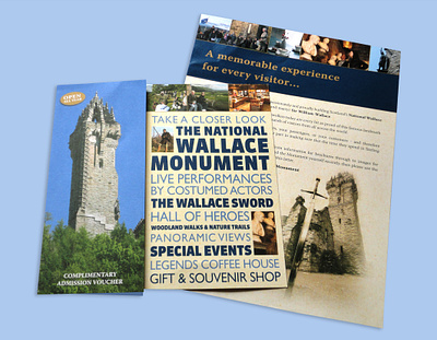 Wallace Monument in Scotland creativeagency g3 creative graphicdesign national wallace monument