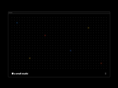 The Grid | Website Exploration childlike wonder discover dot grid explore figma grid interaction matrix playground point possibility product design simple small ui ux uncover website website concept website design