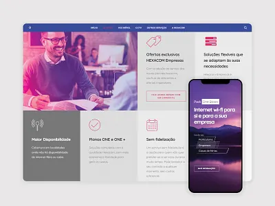Site - Hexacom ui ux web