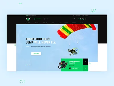 Sports Website Design for Glider Sports design engine glider glider sports graphic design paramotors rezfelix skydiving sport sports theme theme design theme for wordpress themeforest ui web web design webdesign website wordpress