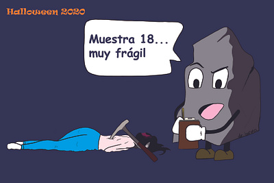 Halloween Rocks geology halloween illustration rock rocks
