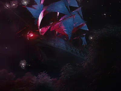 Ghost Ship! 3d branding c4d cinema 4d dark design ghost ghost ship halloween illustraion octane scary ship top ux ui designer visual design