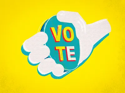 Election 2020 Vote 2020 art art director cool creative design design editorial election election 2020 graphics hand icons illustration illustrator mockup retro sticker vector vintage voted