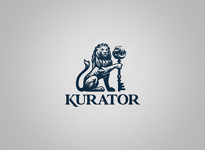 Kurator key lion logo penrose