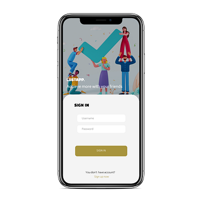 Login screen app design branding design illustration mobile app mobile design tunisia ui ux