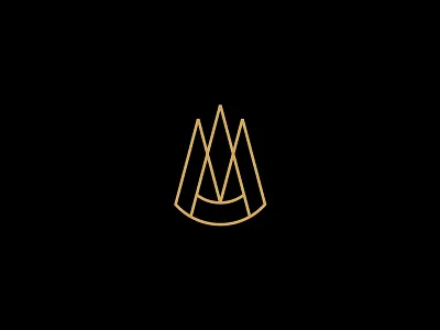 AM monogram am brand branding design identity logo logotype mark monogram sign vetoshkin