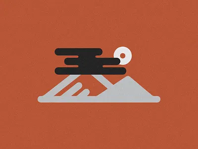 Mountain Mark adventure branding clouds design grain grain texture illustration logo logo design logo designer logodesign mountain mountains outdoors vector