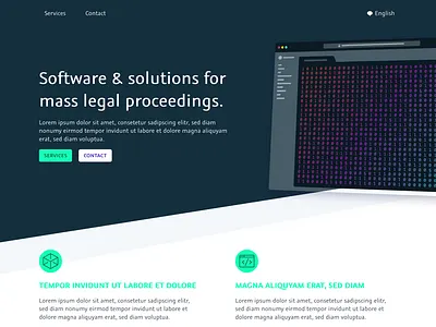 legaltech landingpage animation landingpage legaltech webdesign website