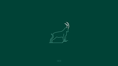 Ibex 36daysoftype alphabet animal animal logo branding clever creative design design gradient grid logo ibex icon mark logo illustration logo logotype mountain goat vector branding