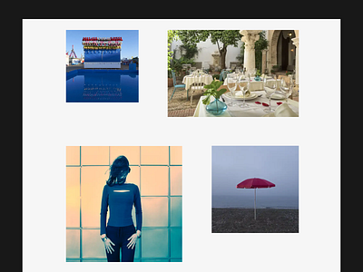 Grid Exploration grid photographer photography photography portfolio photos portfolio web design webdesign