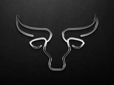 Bull animal animal logo branding bull cow illustration logo mark minimal symbol vector