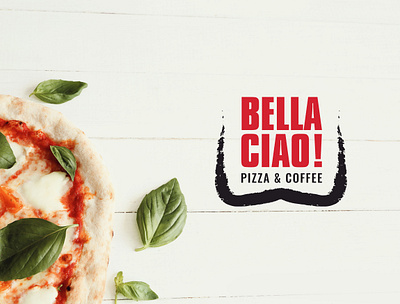 Bella Ciao branding coffee design logo pizza