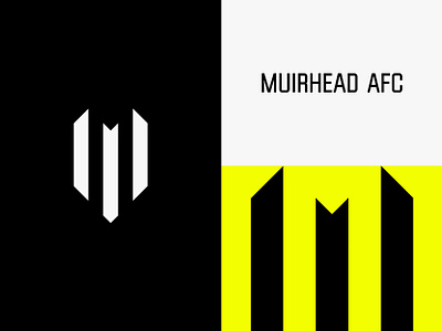 Muirhead WIP badge branding design football football club football logo graphic design identity logo print soccer typography