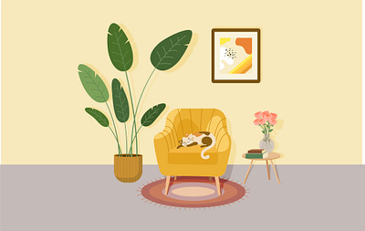 Sleep adobe illustrator animal art cat art cats illustration vectober2020 vector vectorart