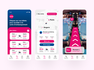 Daily UI 7 - Ouigo Redesign app branding challenge daily ui dailyui design mobile ui ouigo sncf train user interface