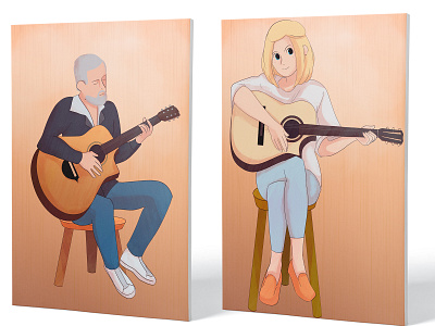 Fingerstyle Festival | Artwork II design graphic design illustration illustration art music original art original character portrait art poster art