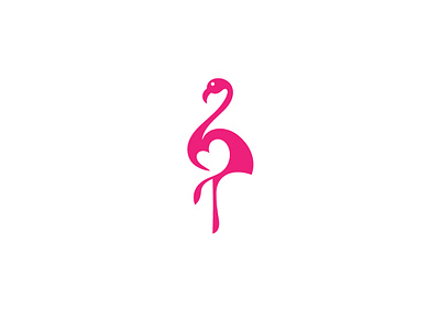 Flamingo animal bird birdlogo brand branding elegant flamingo flat illustration logo logotype mark symbol