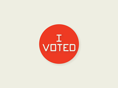 Digital I Voted Sticker branding design digital logo political politics typography vote vote2020 voted