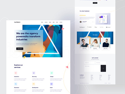 Iron sketch web template ui design uidesign web webdesign