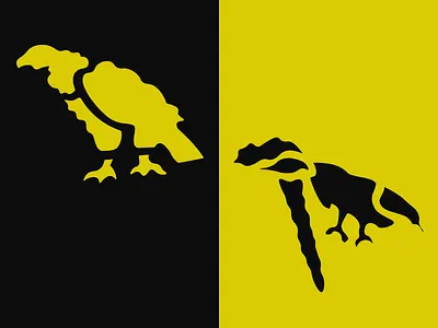 Vulture and Umbrella Bird Illustration adobe birds curvature tool illustration illustrator pentool vector