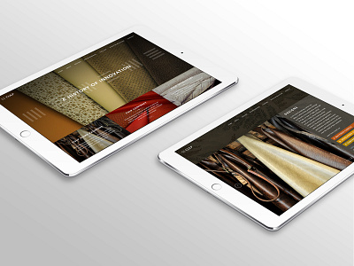 Culp Fabrics Website web design