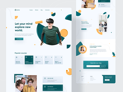 learnico web template ui design uidesign web web design webdesign