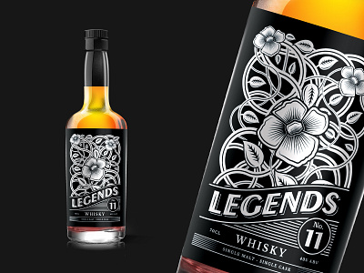 Whisky Label Design design graphic graphicdesign label labeldesign packaging packagingdesign whiskey whisky