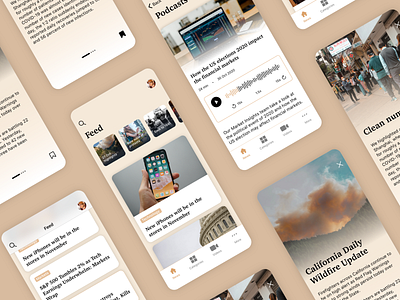 News app design concept 2020 2020 trend app concept design ios mobile news news app newsapp newsfeed ui ux uxui web