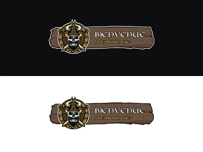 Twitch Banner - AckrouTV banner banner design flatdesign game icon illustration info live livestream logo office pirate sea ship thieves twitch twitch.tv