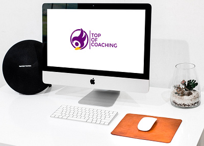 Top of Coaching branding coach design designer dweetdesign europe logo toc top of coaching